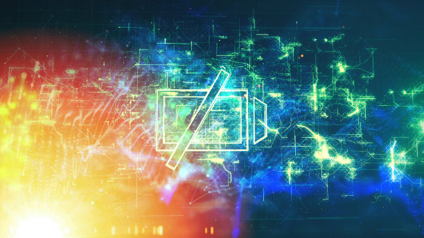 数字网络环境下的电池符号图片下载