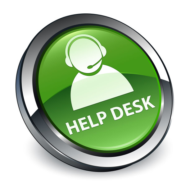 帮助台(客户关怀图标)3d软绿色圆形按钮图片下载