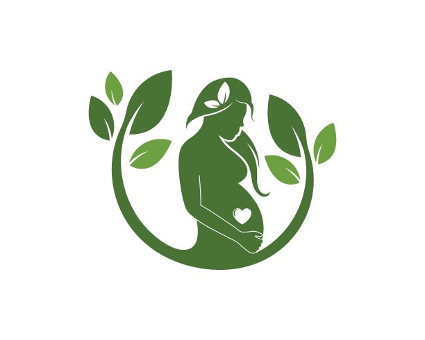 美女孕妇矢量图标图片下载