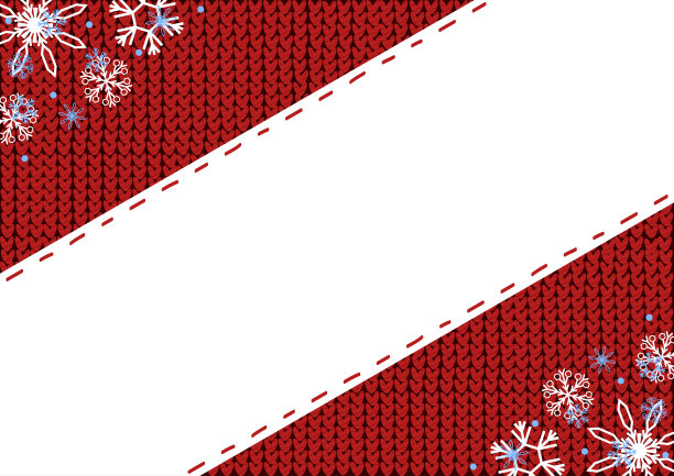 针织背景和雪水晶与复制空间图片下载