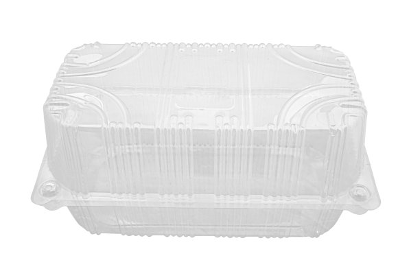 空的透明塑料食品和糖果容器隔离在白色背景/模型图片下载