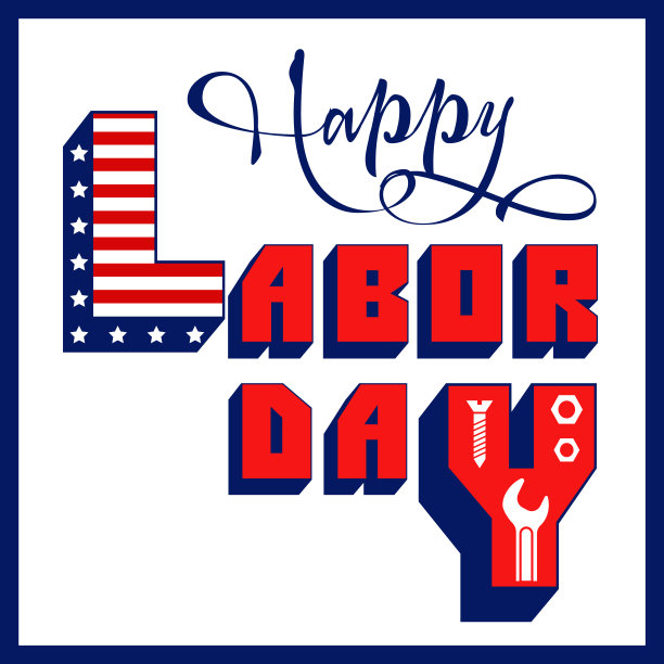 美国传统的劳动节庆祝活动。图片下载