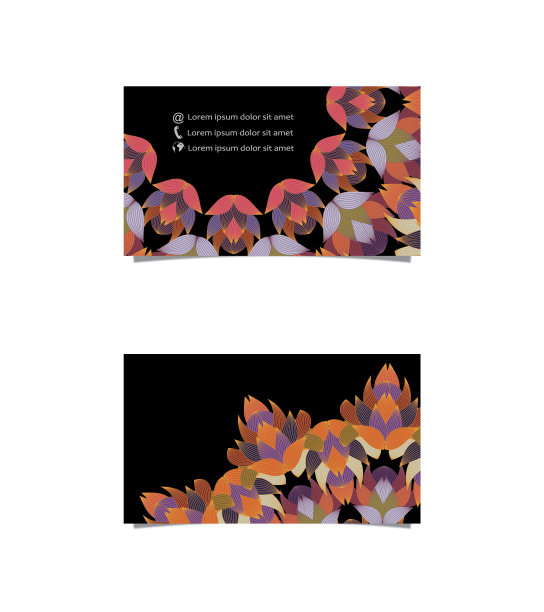 抽象的名片图片下载