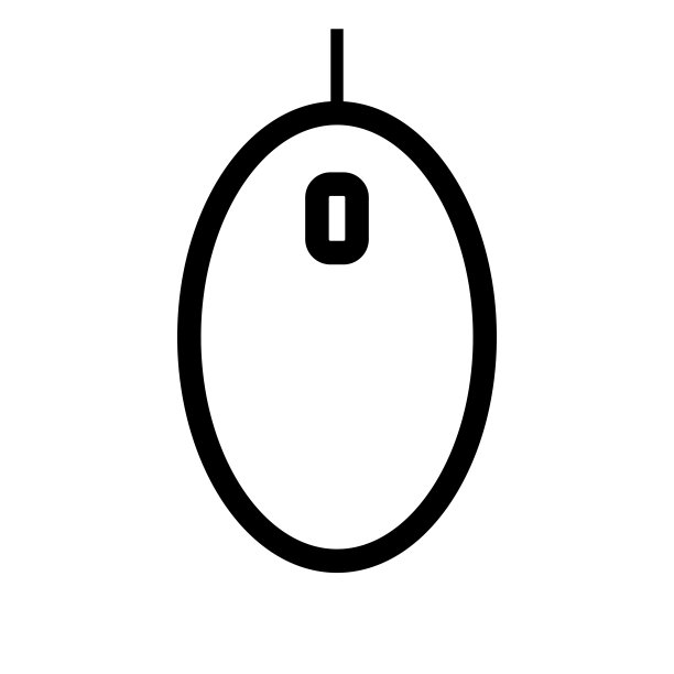 说明鼠标图标上的白色图片下载