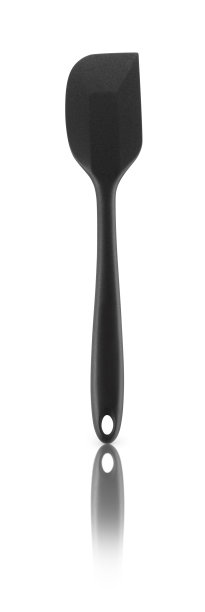 塑料和硅胶厨房抹刀隔离白色图片下载