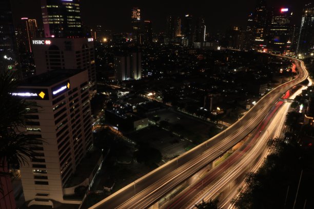 雅加达天际线和基础设施图片下载