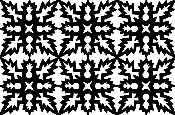 无缝纹理华丽的格子图案，3D凹凸插图图片下载