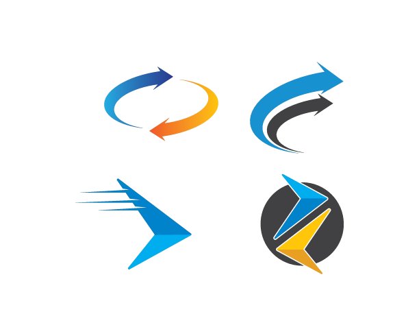 箭头图标集矢量图Logo模板图片下载