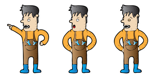 解释了修理工角色设计图片下载