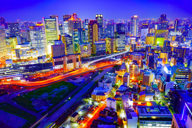 日本大阪夜景图片下载