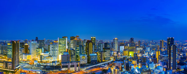 日本大阪夜景图片下载