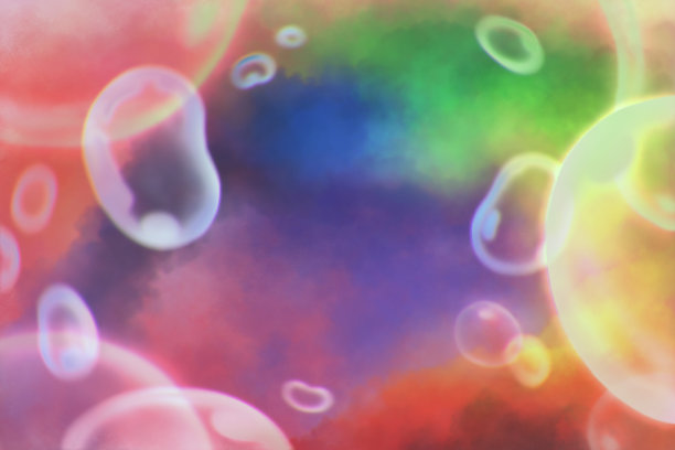 彩虹泡沫图片下载