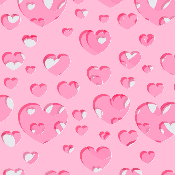 抽象分布的心孔图案图片下载