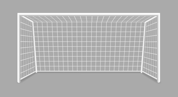 孤立的足球目标图片下载