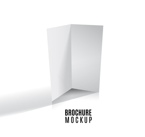 杂志，小册子，明信片，传单，商业3d卡或宣传册模板隔离在白色。图片下载