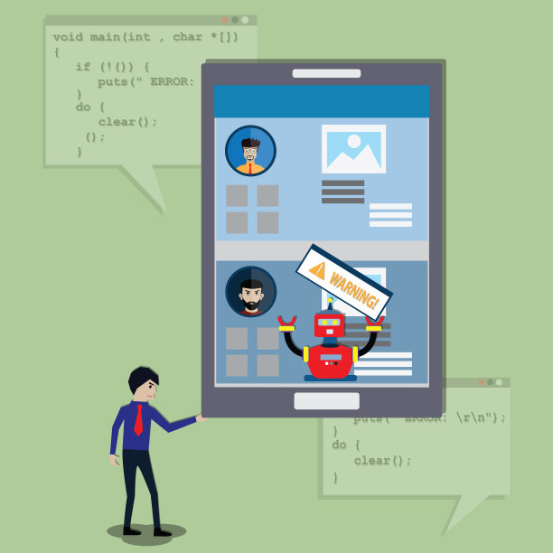 在社交应用中，人工智能被用于检查假新闻向量图片下载