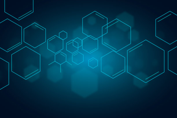未来六边形背景科学插图。住房和城市发展部的元素。技术的概念。三维景观。大数据未来抽象背景图片下载