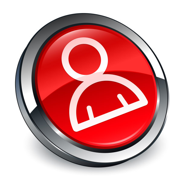 会员图标3d红色圆形按钮图片下载