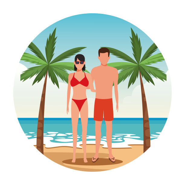 海滩度假图片下载