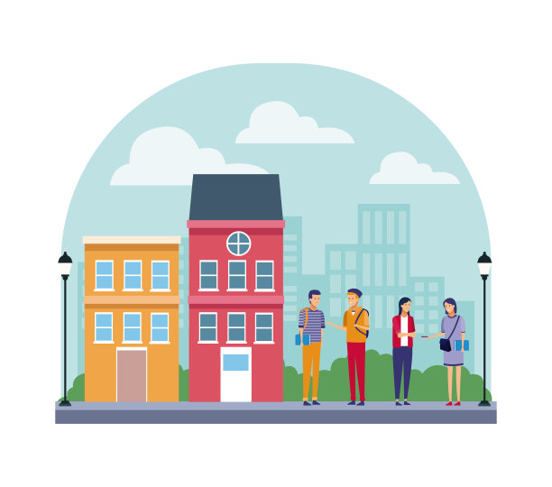 城市的学生图片下载