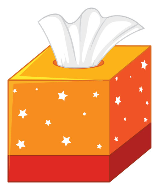 分离组织的纸巾盒图片下载