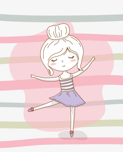 漂亮的小女孩，色彩柔和图片下载