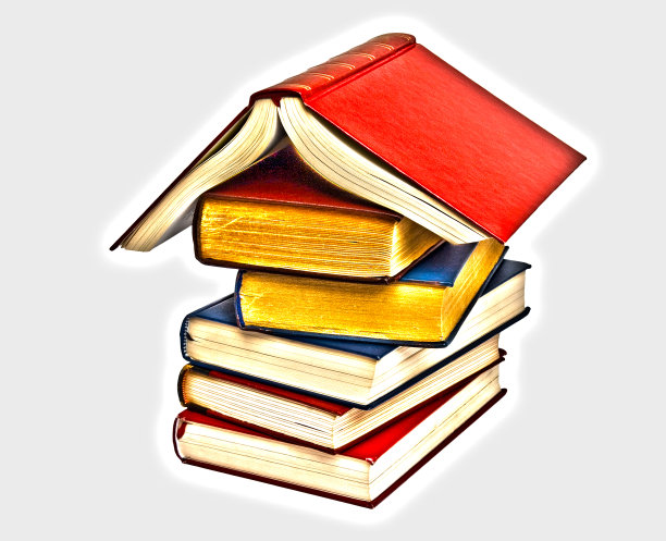 用书建造的房子图片下载