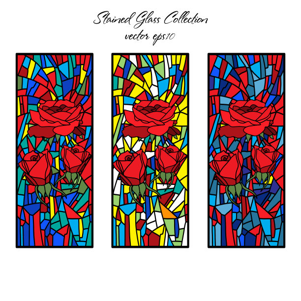 彩色玻璃图片下载