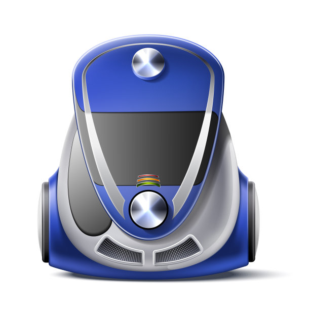 向量现实的绿色吸尘器身体3d图标图片下载