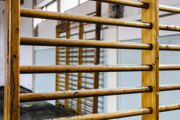 攀爬架在学校礼堂内形成图片下载