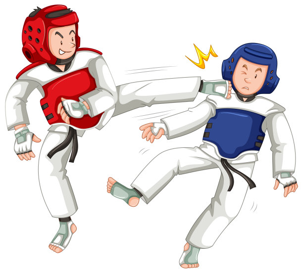 白色背景上的运动选手图片下载