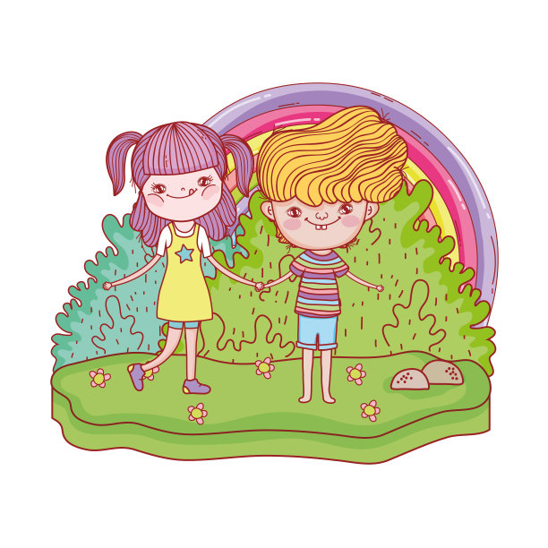 风景中的小情侣图片下载