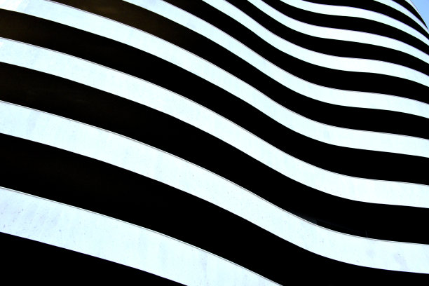 波形建筑立面作为背景图片下载