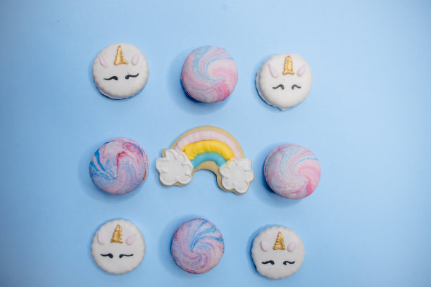 独角兽饼干图片下载