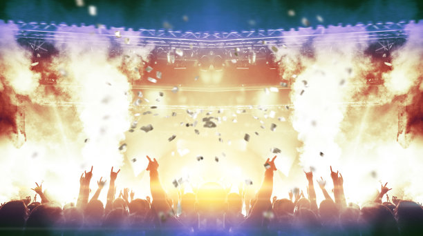 音乐节的人群图片下载