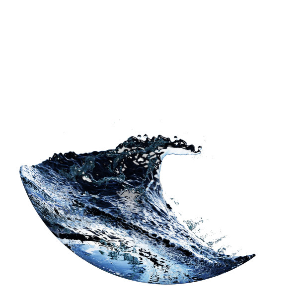 大液体球内左波的抓拍图片下载