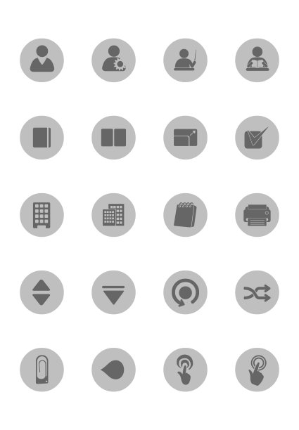矢量平面图标图片下载