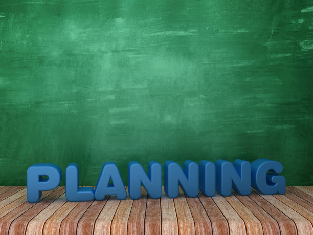 三维字规划黑板背景-三维渲染图片下载