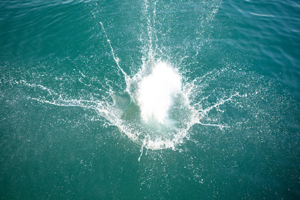 湖面上的水花图片下载