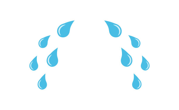 蓝色哭眼泪的图标。卡通从眼睛里掉下来图片下载