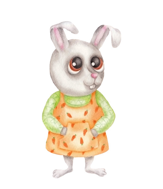 两只兔子girl.jpg图片下载