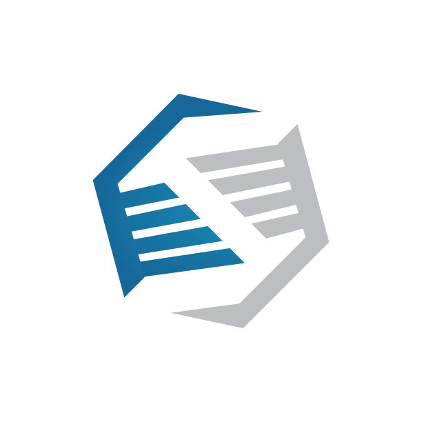 现代风格的几何多边形标志设计矢量元素图标图片下载