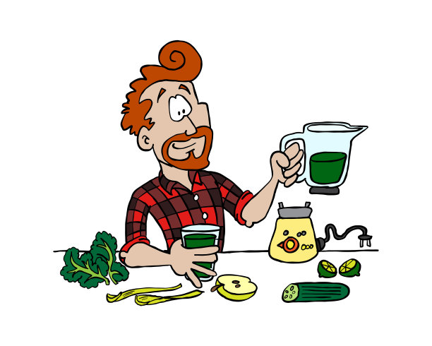 素食-绿色果汁图片下载