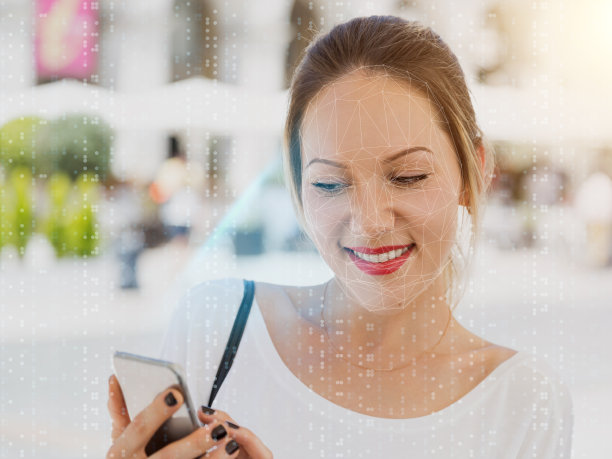 生物识别验证和人脸检测技术创新图片下载