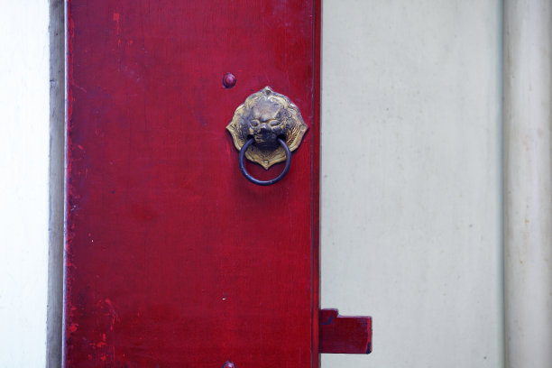 中国古门背景摘要图片下载