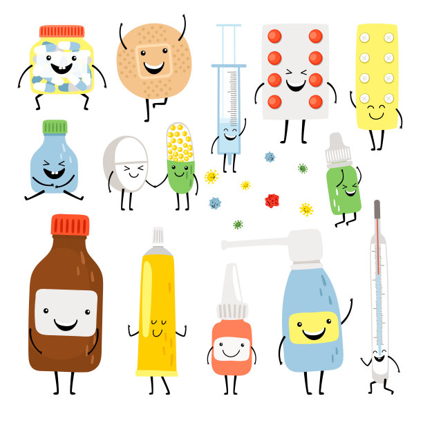 搞笑药卡通人物图片下载