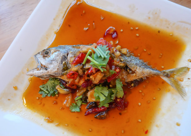 油炸鲭鱼图片下载