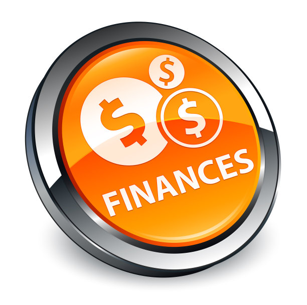 财务(美元符号)3d橙色圆形按钮图片下载
