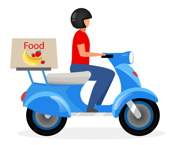 送餐快递说明图片下载