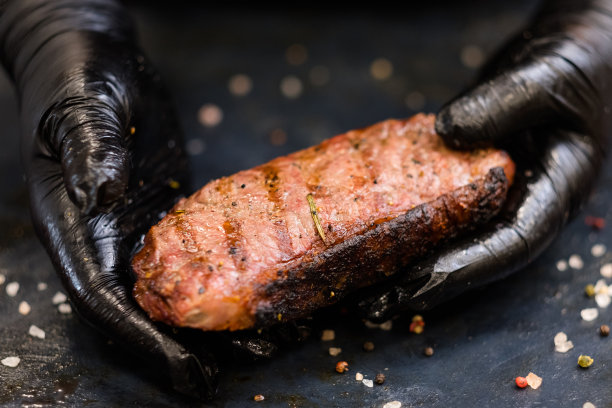 牛排馆菜单striploin牛排厨师牛肉图片下载